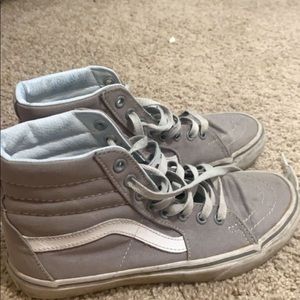 vans grey high tops - Super cute ! good quality !